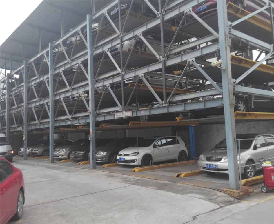 PSH4-D1負一正三地坑四層升降橫移式立體車庫