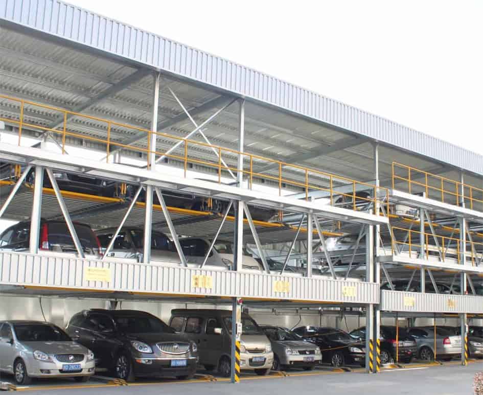 PSH4-D2負二正二地坑四層升降橫移式立體車庫